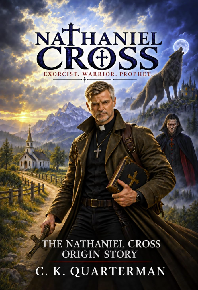 Cover of Nathaniel Cross: Exorcist. Warrior. Prophet.
